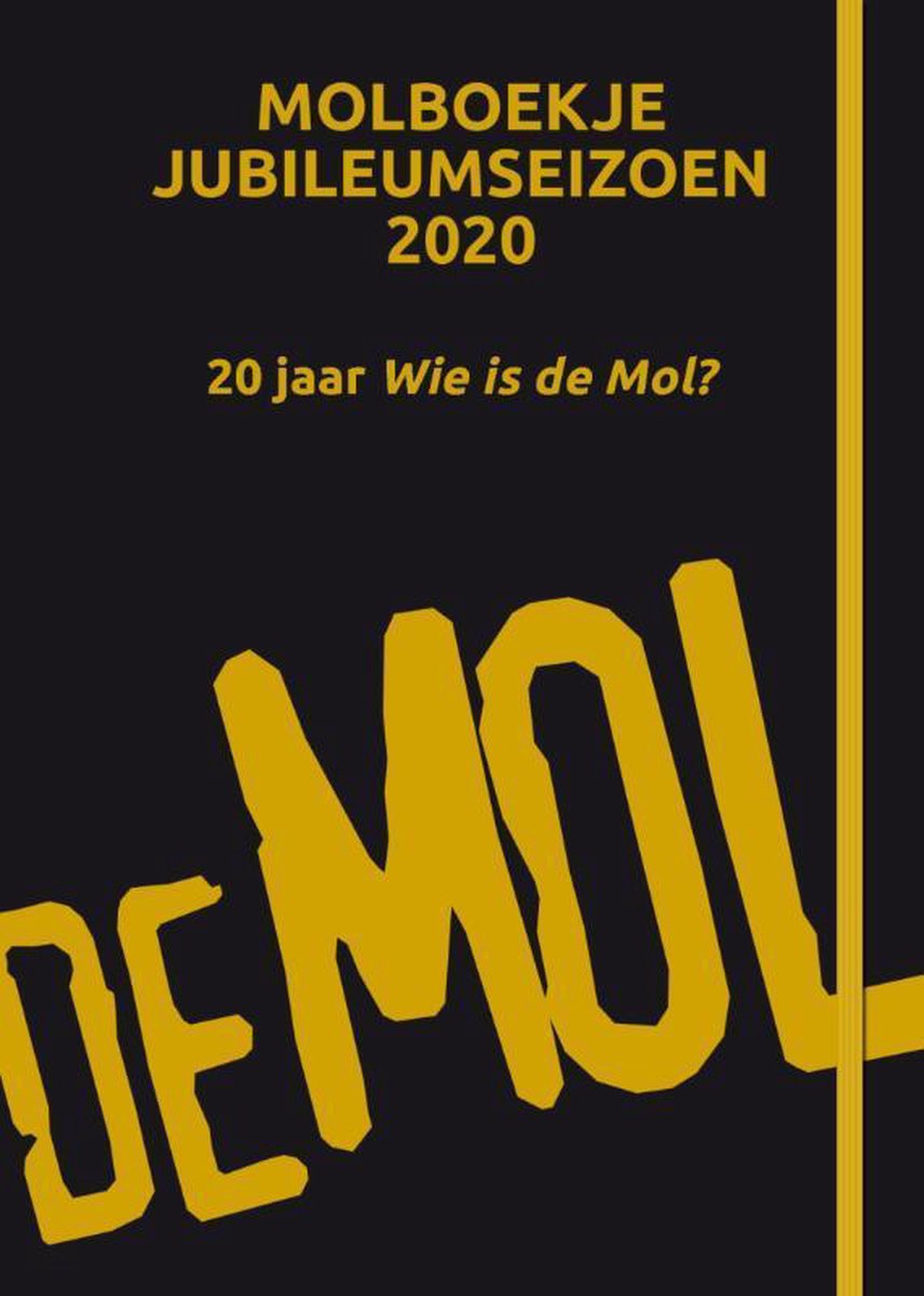 Molboekje jubileumeditie 2020 - Wie is de Mol?
