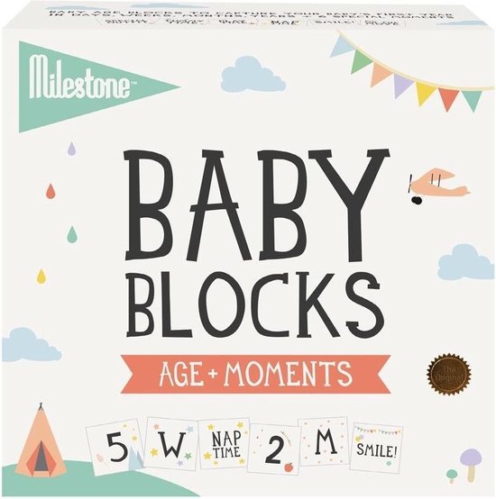 Baby Blocks Age Moments Mijlpaalkaart Bestel Nu 