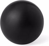 4x stuks zwarte anti stressballen van 6 cm - Mindfullness - Relax - Ontspannen artikelen