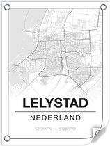 Tuinposter LELYSTAD (Nederland) - 60x80cm