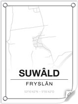 Tuinposter SUWALD (Fryslân) - 60x80cm