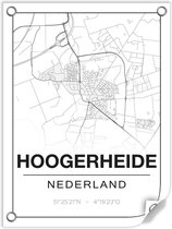 Tuinposter HOOGERHEIDE (Nederland) - 60x80cm
