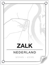 Tuinposter ZALK (Nederland) - 60x80cm
