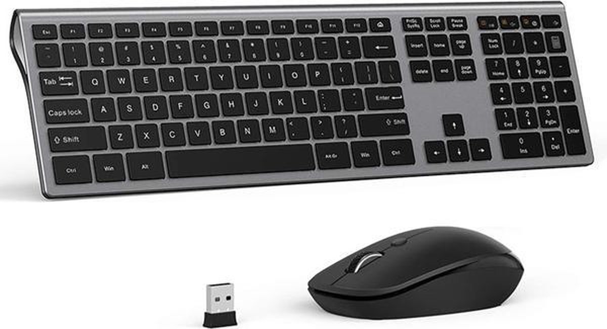 Guinness Collectief vrijdag Case2go - Draadloos Toetsenbord en Muis - QWERTY Keyboard - 2.4 GHZ - Voor  PC, Laptop,... | bol.com