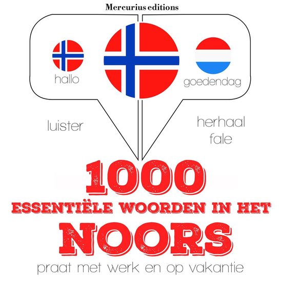 1000 essentiële woorden in het Noors - cover