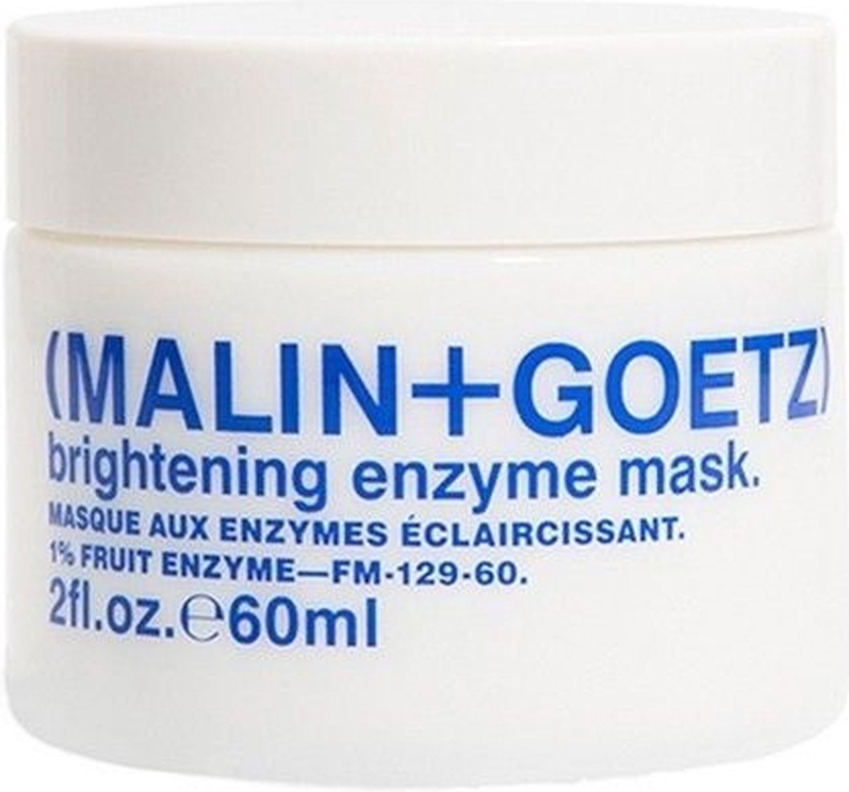 Malin + Goetz Face Brightening Enzyme Mask Masker Alle Huidtypen 60ml