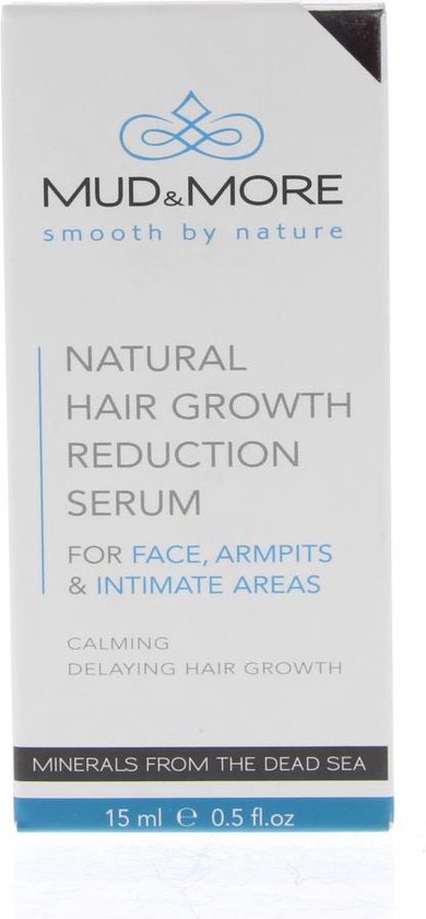 Mud & More Natural Hair Growth Reduction Serum 15 ml - Mud & More