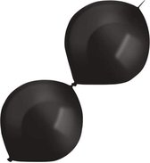 Amscan Slingerballonnen 15 Cm Latex Parel Zwart 100 Stuks