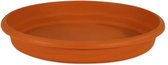 PLASTIKEN Plateau rond � 44 cm pour pot rond - Terracotta