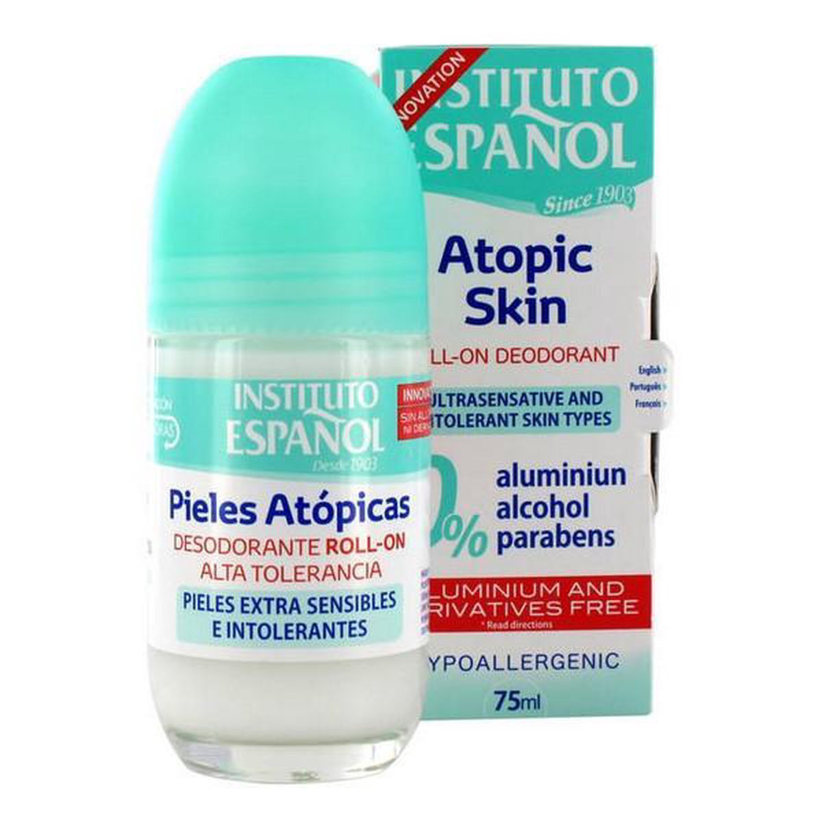 Deodorant Roller Piel Atópica Instituto Español (75 ml)