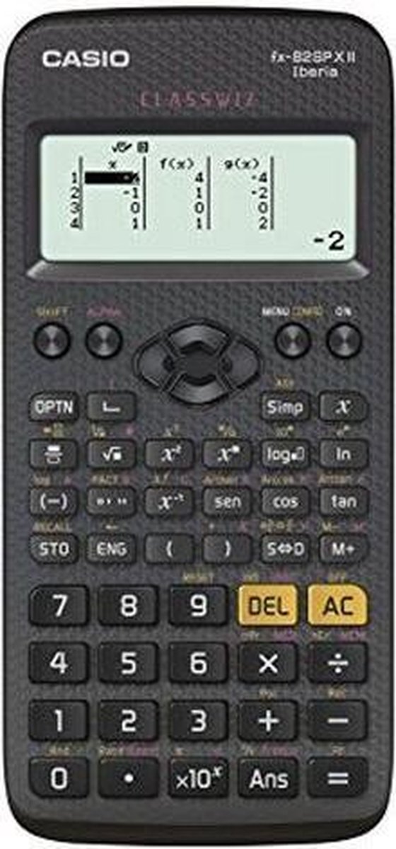 CALCUSO Basic Package Zwart de calculatrice Casio FX-92+ Special College