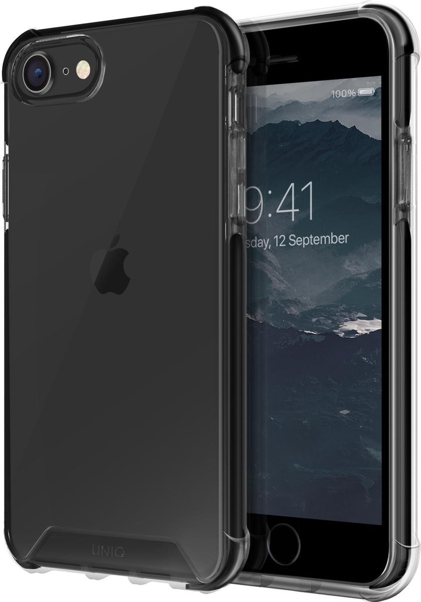 UNIQ - telefoonhoesje - Apple iPhone SE 2020 - Combat - Zwart