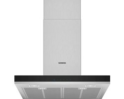 Siemens iQ300 LC67BHM50B afzuigkap 752 m³/uur Muurmontage Zwart, Roestvrijstaal B