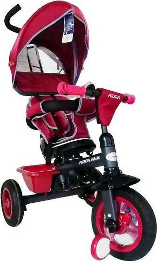 Multifunctionele Driewieler Rood - Babymix Rider | bol.com