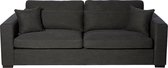 Riverdale - Sofa 3 zits Houston black 236cm - Zwart