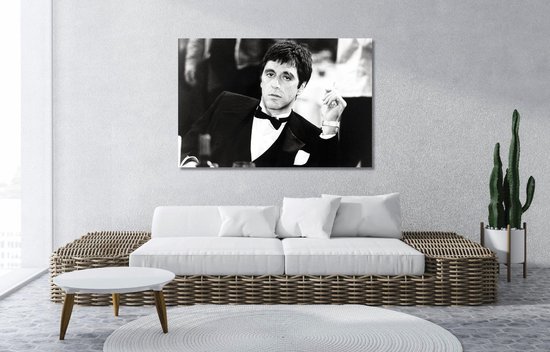 ✓ Scarface • Tony Montana Staring Toile 90x60 cm • Impression photo sur  toile peinture... | bol.com