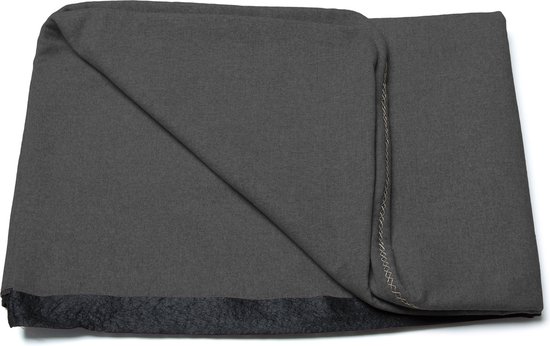Kave Home - Dyla hoofdbordbekleding in zwart voor bedden van 90 cm