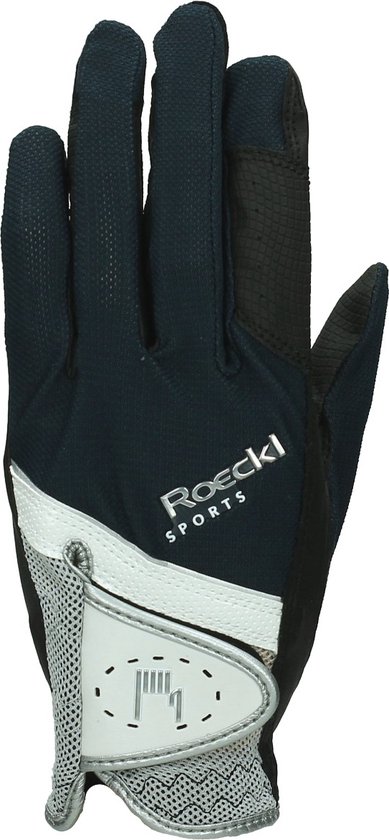 Roeckl Handschoenen Micro Mesh - Dark Blue-silver - 7 | bol.com