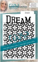 COOSA Crafts • Clear stempel #15 Achtergrond dream