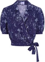 Dancing Days Blouse -L- SANTORINI DREAMS Blauw