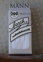 Veters - Wit - Platte - 200 CM  (Barth)