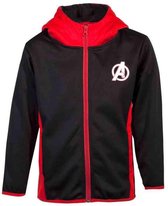 Marvel The Avengers Vest Met Capuchon Kinderen -Kids 110- Kids Teq Zwart