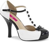 Pleaser Pink Label Pumps -42 Shoes- PINUP-02 Paaldans schoenen Wit