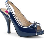 Pleaser Pink Label Pumps -46 Shoes- PINUP-10 Paaldans schoenen Blauw