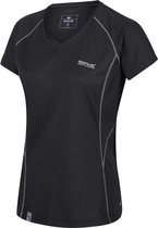 Regatta T-shirt Devote Dames Polyester Zwart Maat 38