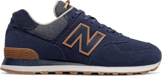 New Balance ML574 D Heren Sneakers - Navy - Maat 42 | bol.com
