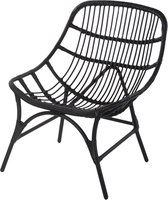 Pro Garden Tuinstoel 83 X 62 X 75 Cm Staal Matzwart