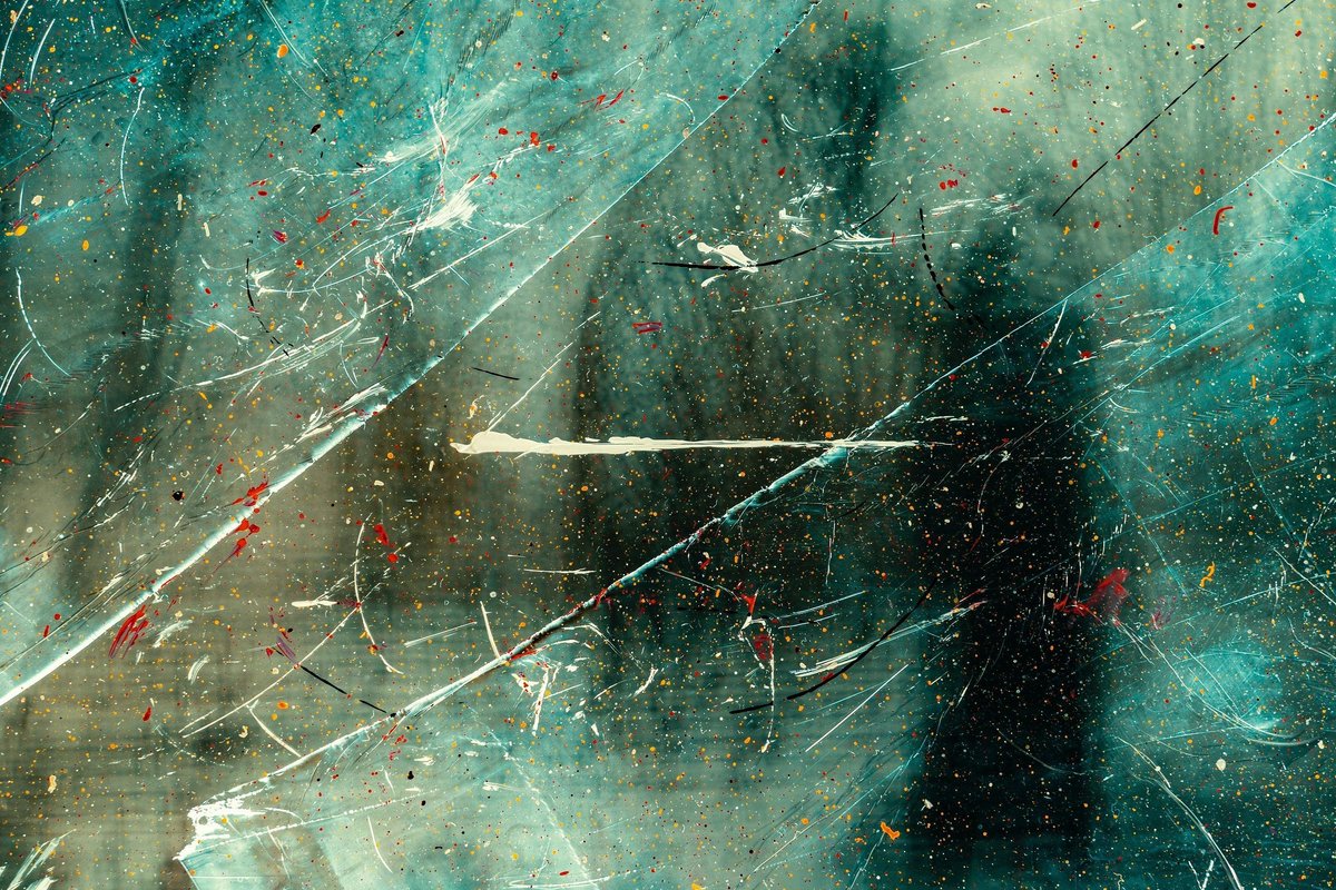 Canvasvooraandemuur.nl Abstract canvas voor aan de muur Multi