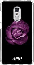 6F hoesje - geschikt voor Xiaomi Redmi 5 -  Transparant TPU Case - Purple Rose #ffffff