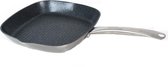 4goodz Grillpan Vierkant 28 cm voor alle kookplaat types ook inductie