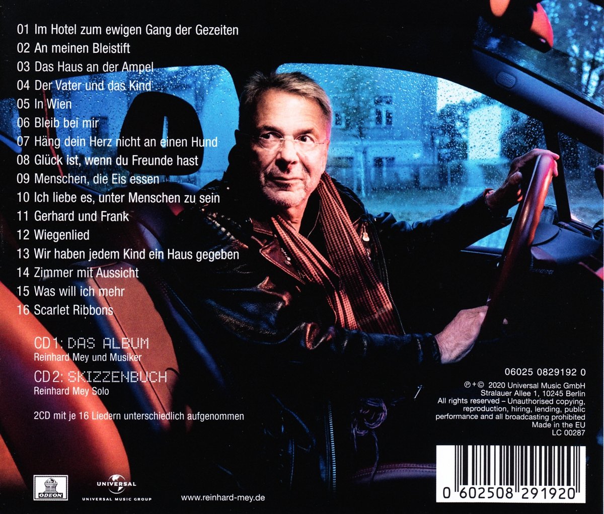 Reinhard Mey Das Haus An Der Ampel (CD), Reinhard Mey CD (album) Muziek
