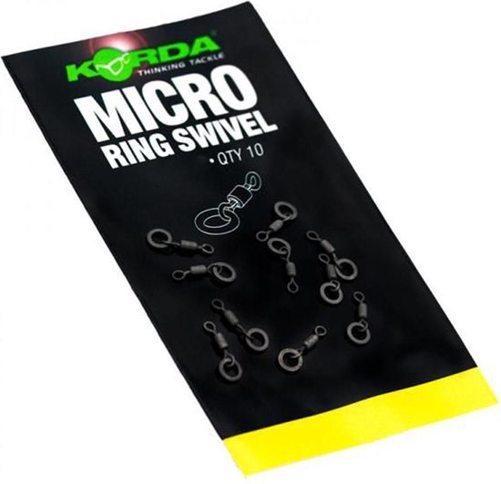 Korda Micro Rig Ring Swivel - Large - Grijs