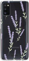 Casetastic Samsung Galaxy A41 (2020) Hoesje - Softcover Hoesje met Design - Wonders of Lavender Print