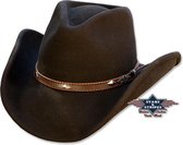 Western hoed Stars&Stripes DALLAS Black XS