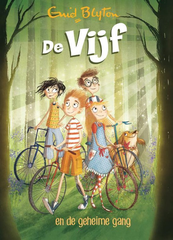 Omslag van De Vijf en de geheime gang door Enid Blyton