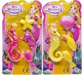Lg-imports Zeepaardset Meisjes Geel/roze 4-delig