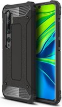 Xiaomi Mi Note 10 Lite Hoesje Shock Proof Hybride Back Cover Zwart