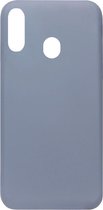 ADEL Premium Siliconen Back Cover Softcase Hoesje Geschikt voor Samsung Galaxy A20e - Lavendel Paars Blauw