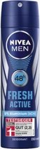 Nivea Deodorant Spray 150ml For Men Fresh Active