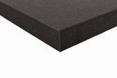 Akoestische panelen - Verminder galm in huis - Geluidsisolatie - Geluidsabsorptie - Set van 4 stuks - Zwart - Afmetingen: 100 x 60 x 2 cm - Akotherm GG