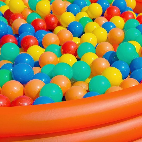 600 balles colorées pour bain de balle 7cm balles de bébé balles en  plastique balles... | bol