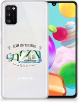 Bumper Hoesje Geschikt voor Samsung Galaxy A41 Smartphone hoesje Boho Bottle