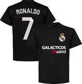 Galacticos Real Madrid Ronaldo 7 Team T-shirt - Zwart - 4XL