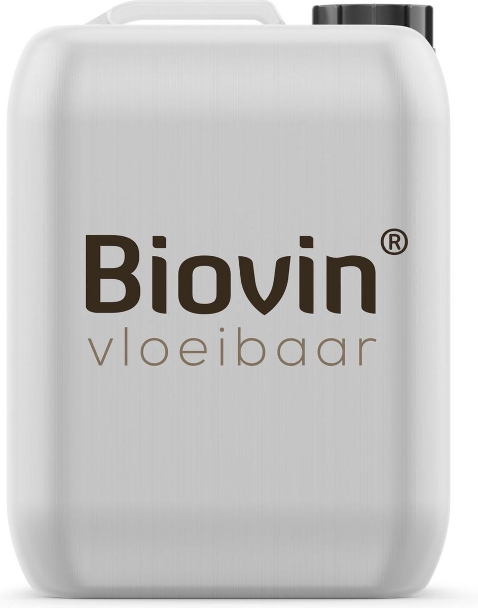 Biovin Vloeibaar - 1 ltr - Gemaakt van biologische druivenresten - Bevat humus - Verbetert de bodemstructuur