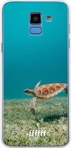 Samsung Galaxy J6 (2018) Hoesje Transparant TPU Case - Turtle #ffffff