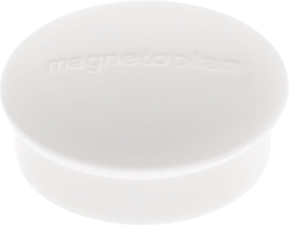 Magnetoplan Magneet Discofix Mini (Diameter X H) 19 Mm X 7 Mm Rond Wit 10 Stuks 1664600